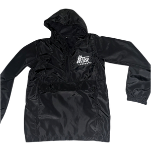 Black Signature Reflective Windbreaker